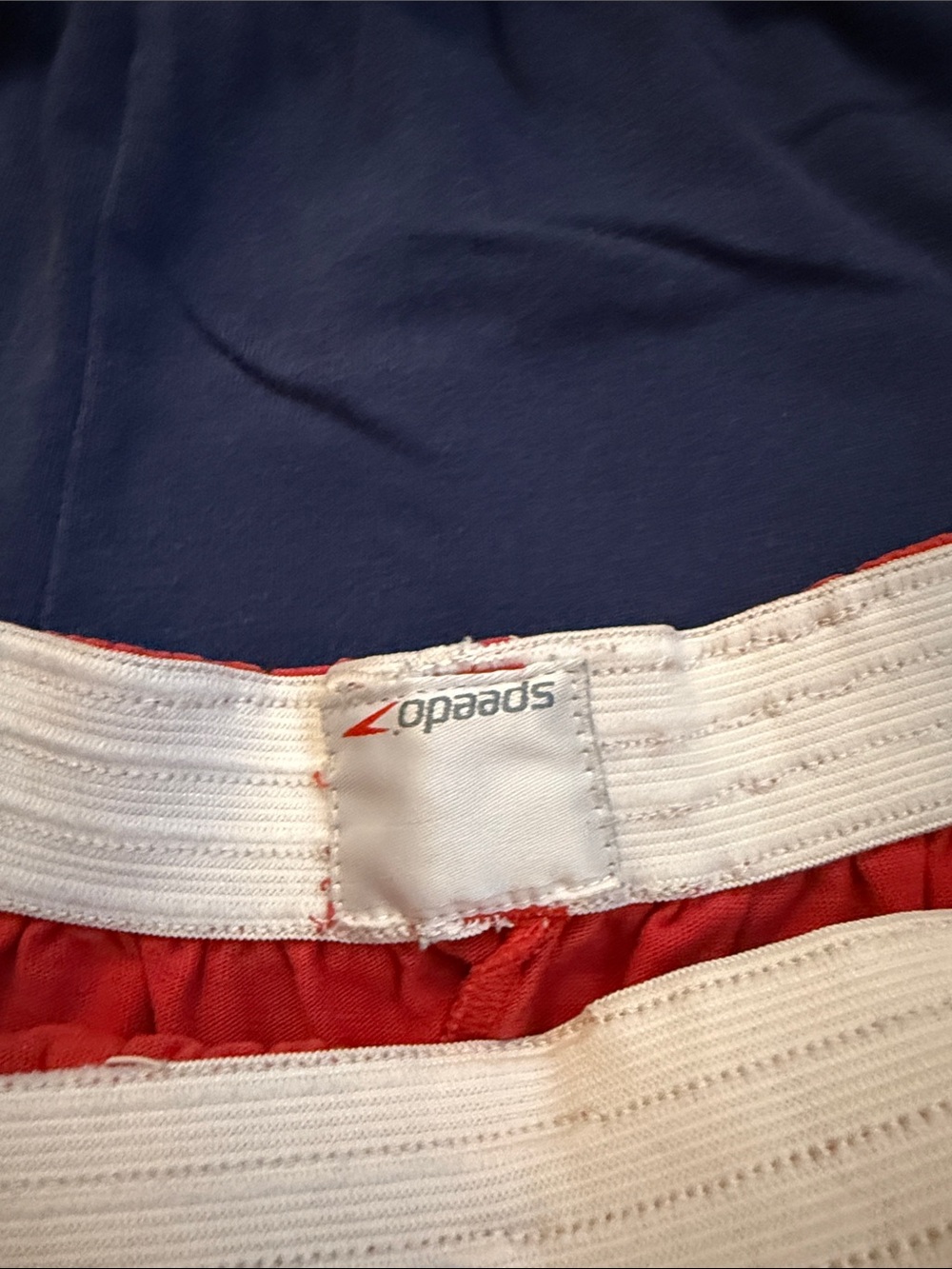 Speedo Red and Navy Lifeguard Elastic Waist Swim Shorts Duo - Picture 3 of 6